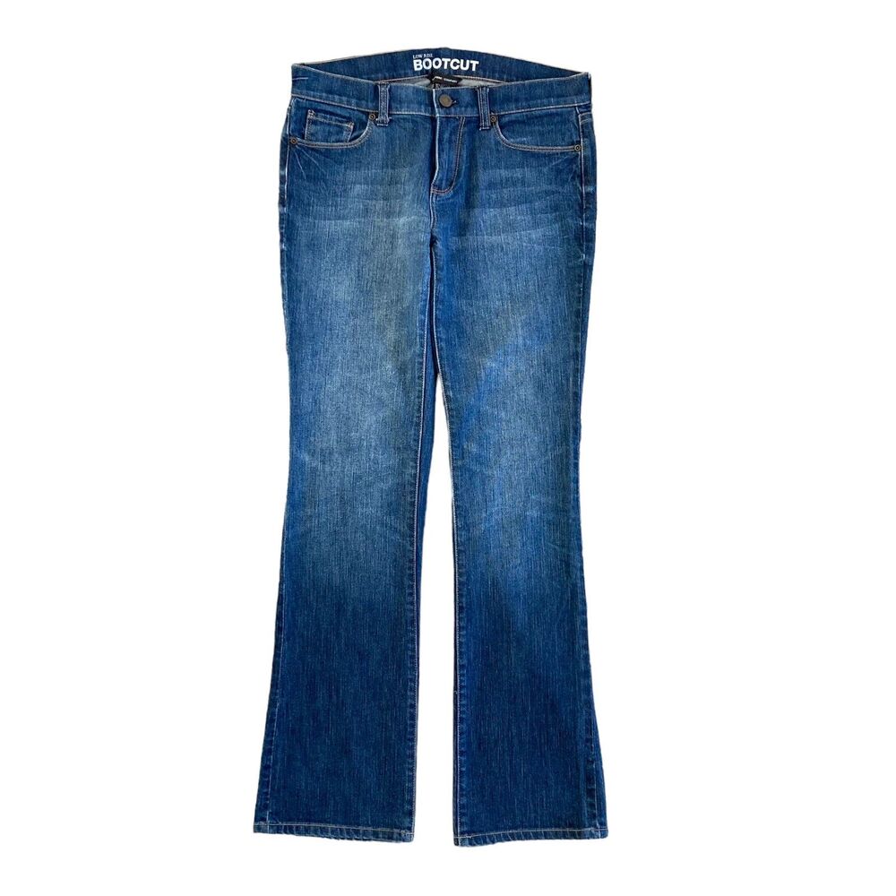 New York & Company Bootcut Denim Jeans Women's Size 2 Low Rise Medium Wash